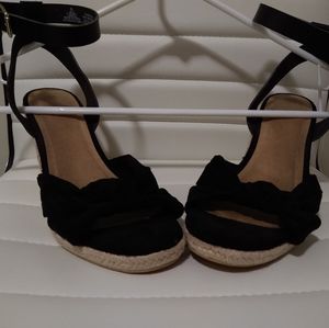 Knot Wedge Sue Blackjack Jas Ankle Heels